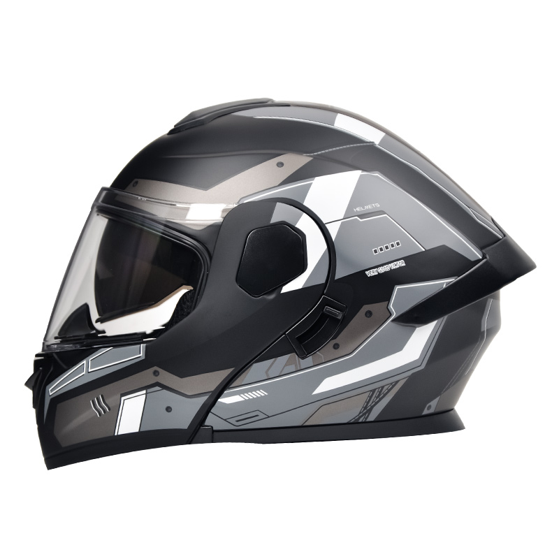 NB800 DOT Standard Flip Up Motorcycle Helmet Double Visors Motocross Helmet