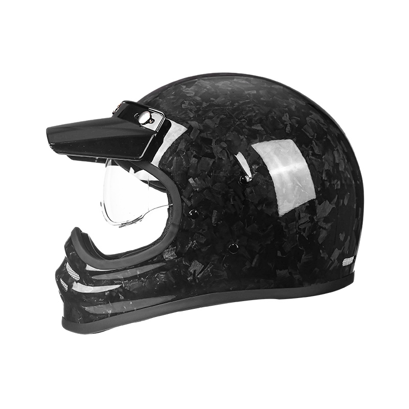 881 Magaang Carbon Fiber Full Face Motorcycle Helmet Motocross Helmet
