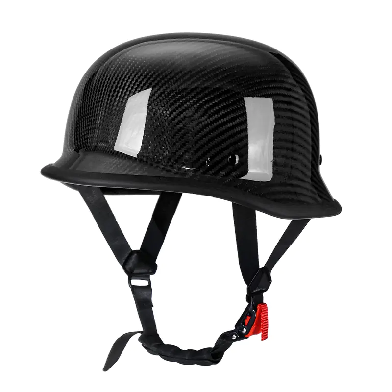M35 Carbon Fiber Retro Motorcycle Helmet Motocross Half Face Helmet